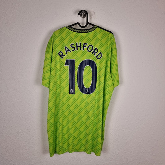Trikot - Marcus Rashford - Manchester United - 2022/2023 - 2XL - drittes