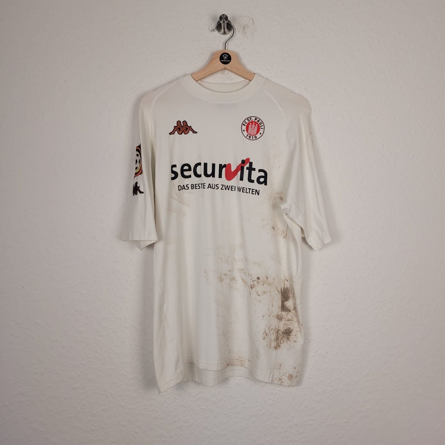 Trikot - FC St. Pauli - Jochen Kientz - 2001/2002 - XL - matchworn - Auswärts