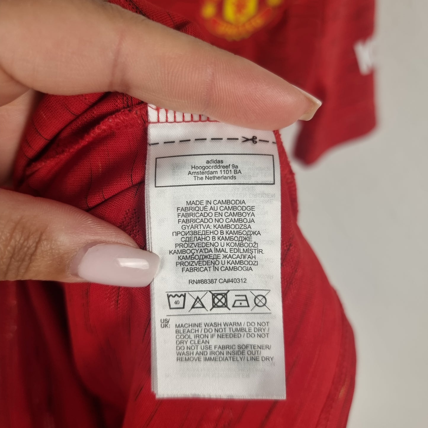 Trikot - Manchester United (ManU) - 2020/2021 - M - Heim