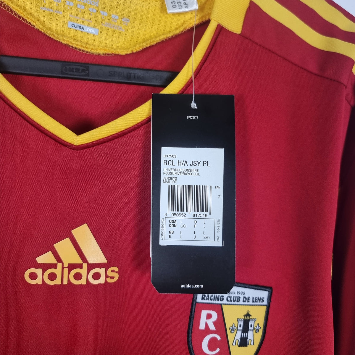 Trikot - RC Lens - Eden Hazard - 2011/2012 - L - Heim
