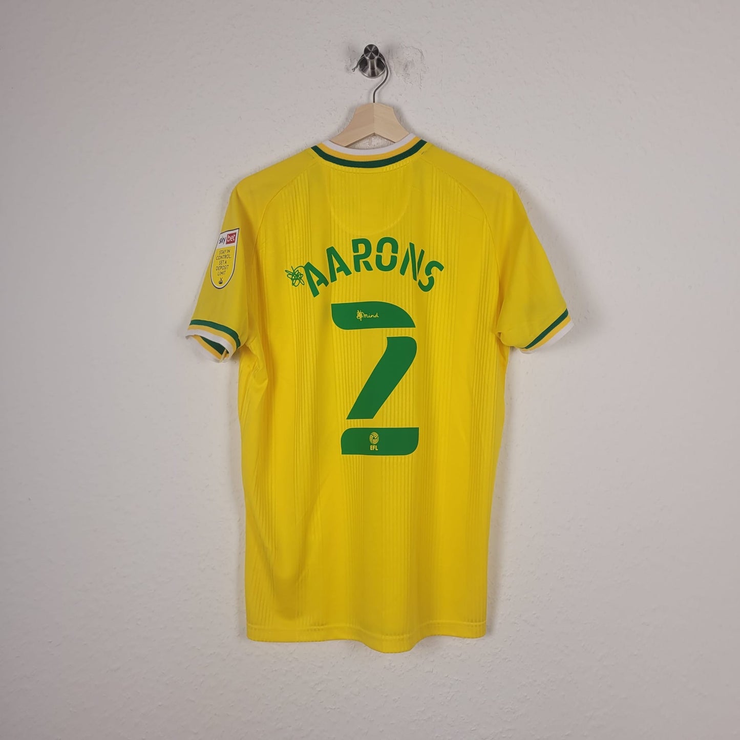 Trikot - Norwich City - Max Aarons - 2020/2021 - M - Heim