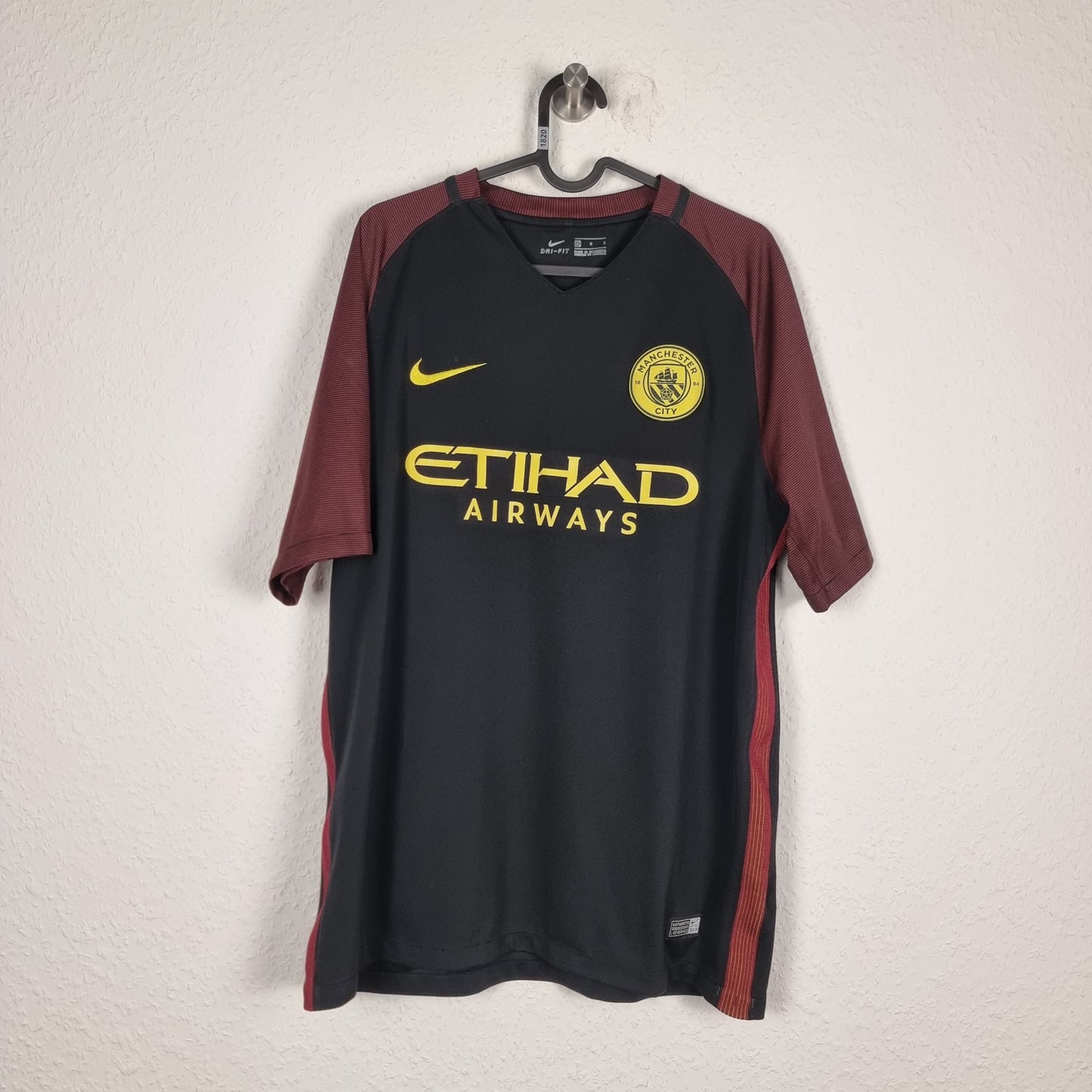Trikot - Sergio Agüero - Manchester City - 2016/2017 - L - Auswärts