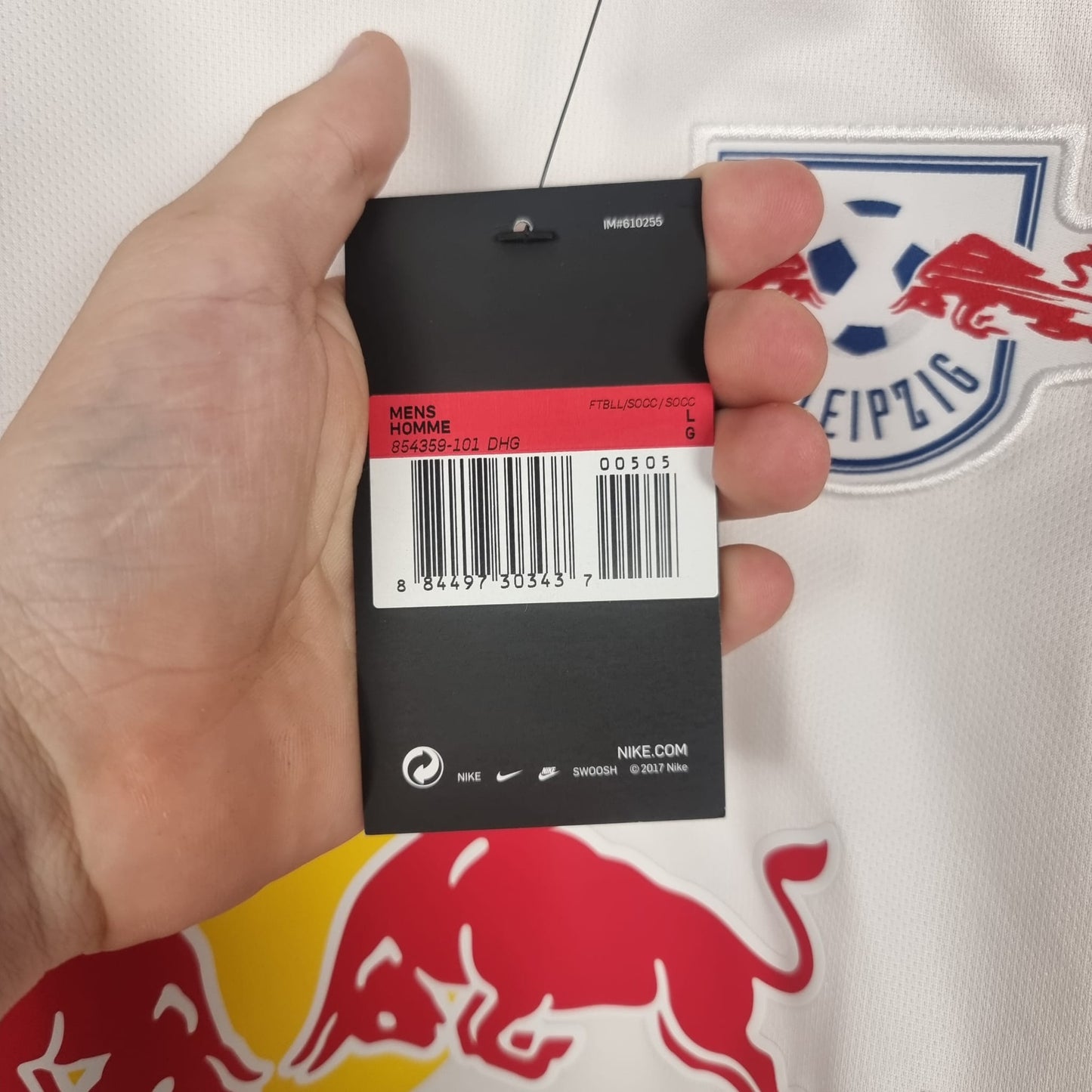 Trikot - RB Leipzig - 2017/2018 - L - NEU - teamsigniert - Heim