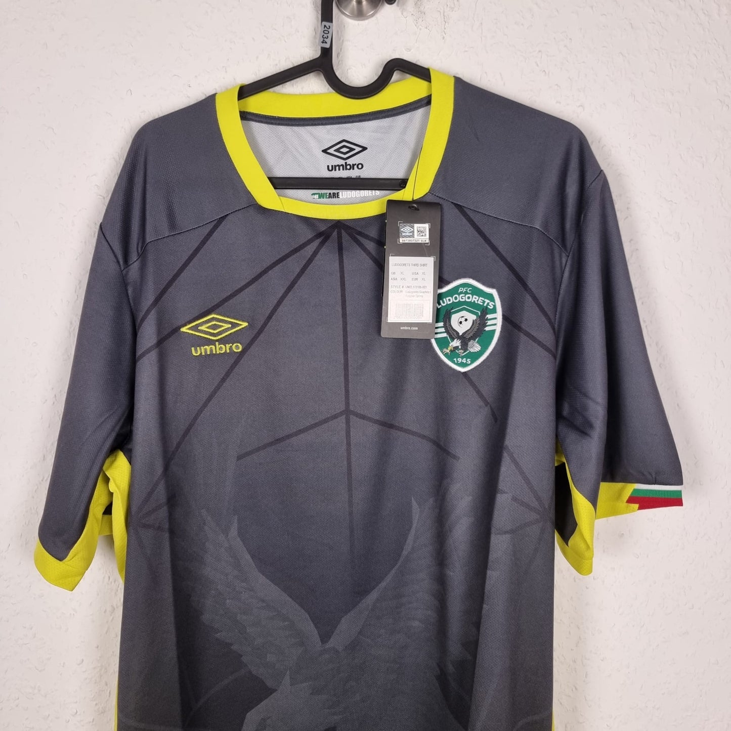 Trikot - Ludogorets Razgrad - 2017/2018 - XL - drittes - Neu