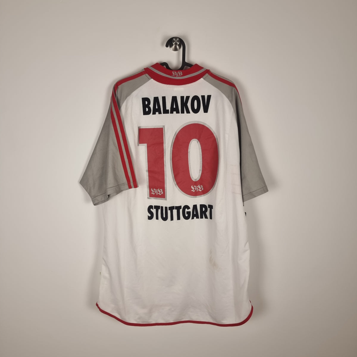 Trikot - VfB Stuttgart - Krasimir Balakov - 2000/2001 - XL - Auswärts - matchworn