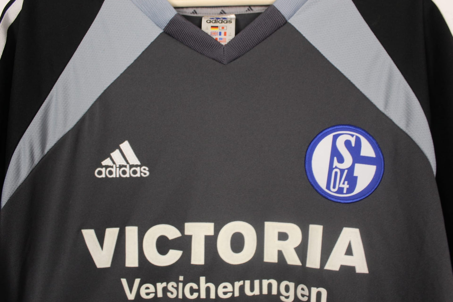 Trikot - FC Schalke 04 - Ebbe Sand - 2001/2002 - XXL - Auswärts