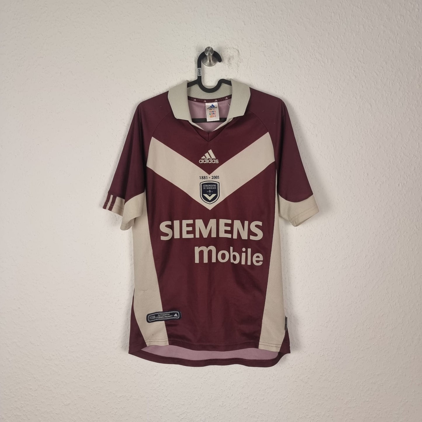 Trikot - Girondins Bordeaux - 2001/2002 - S - drittes