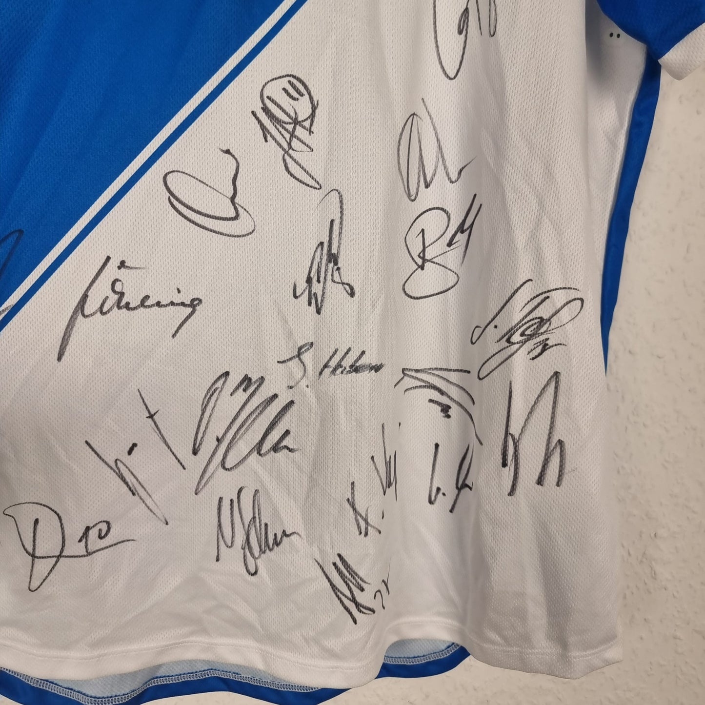 Trikot - TSG 1899 Hoffenheim - 2014/2015 - M - Neu - teamsigniert - Heim