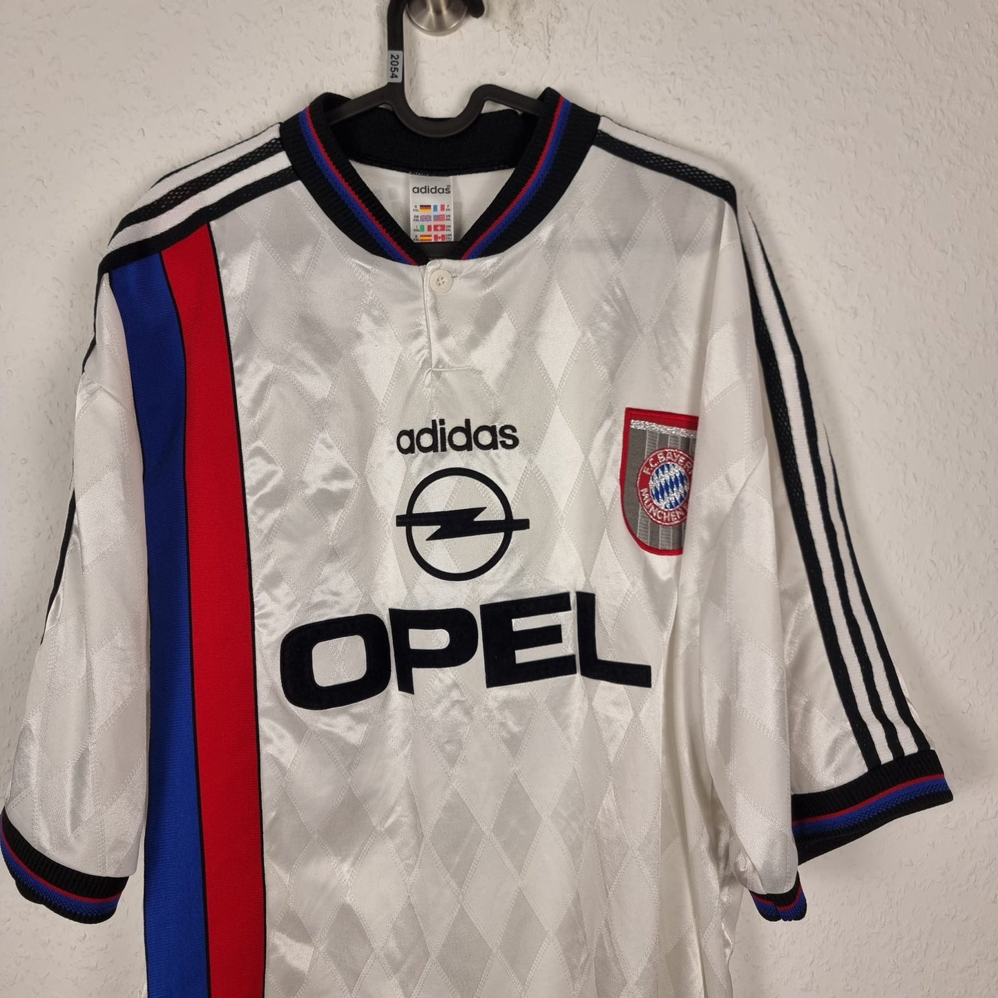Trikot - FC Bayern München - Mario Basler - 1996/1997 - XXL - Auswärts