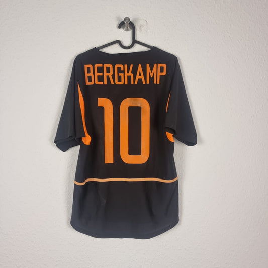 Trikot - Niederlande - Dennis Bergkamp - 2002 - S - Auswärts