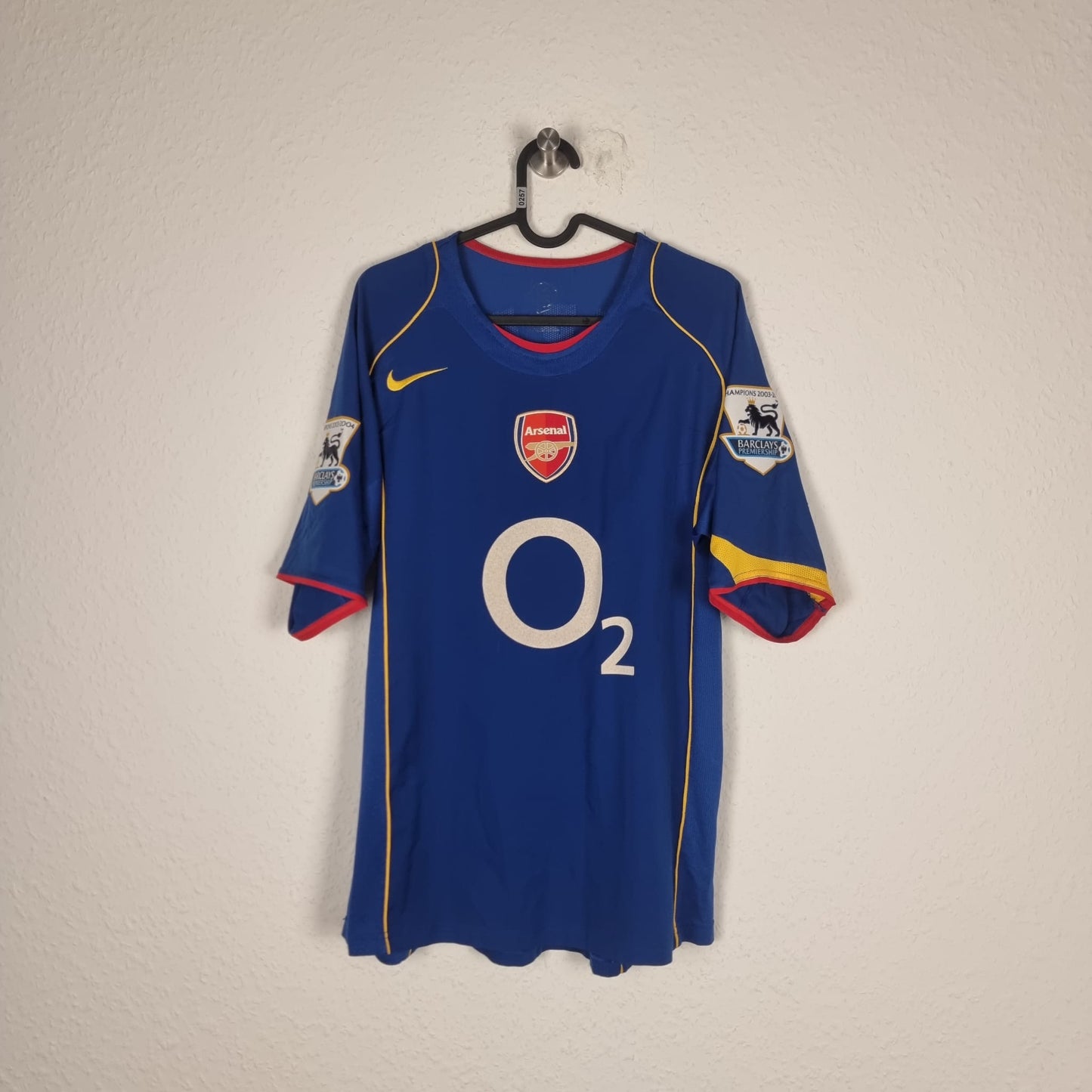 Trikot - Arsenal FC - Robert Pires - 2004/2005 - M - Auswärts