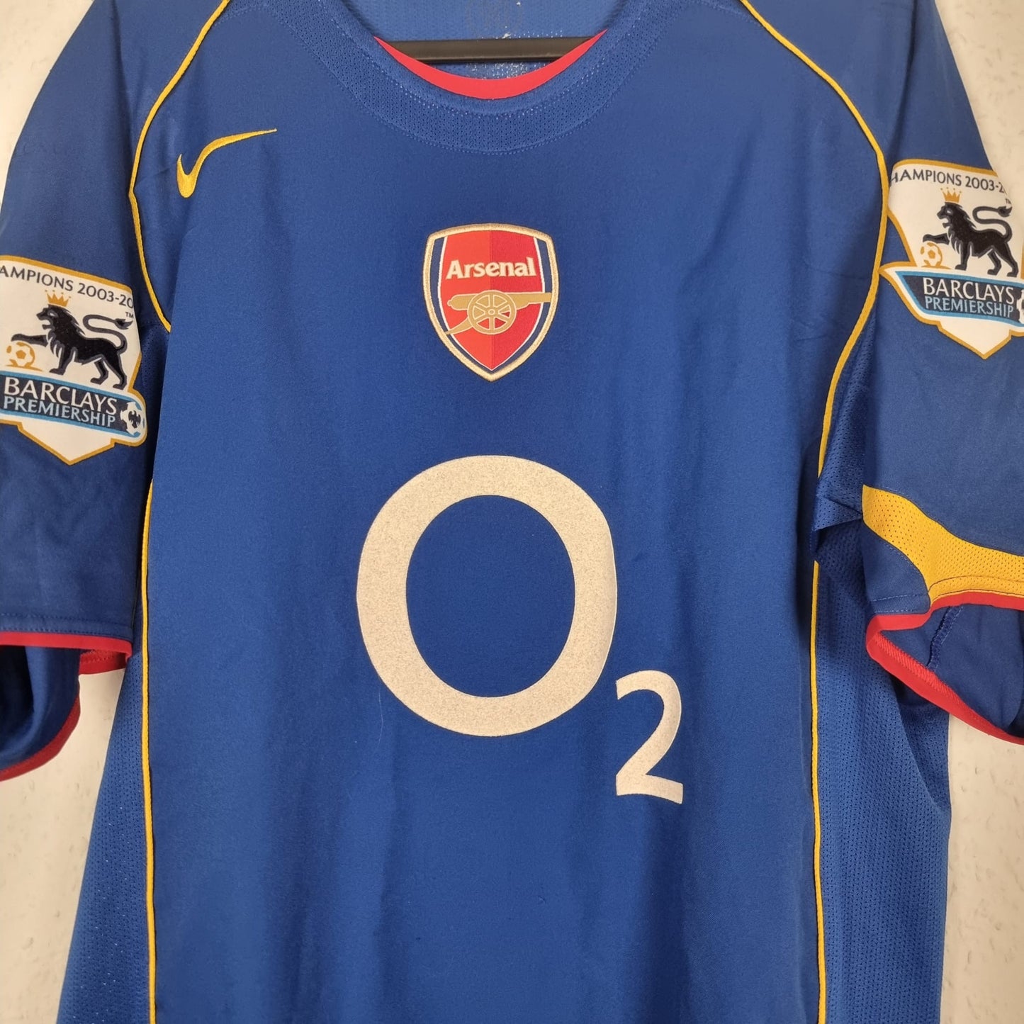 Trikot - Arsenal FC - Robert Pires - 2004/2005 - M - Auswärts