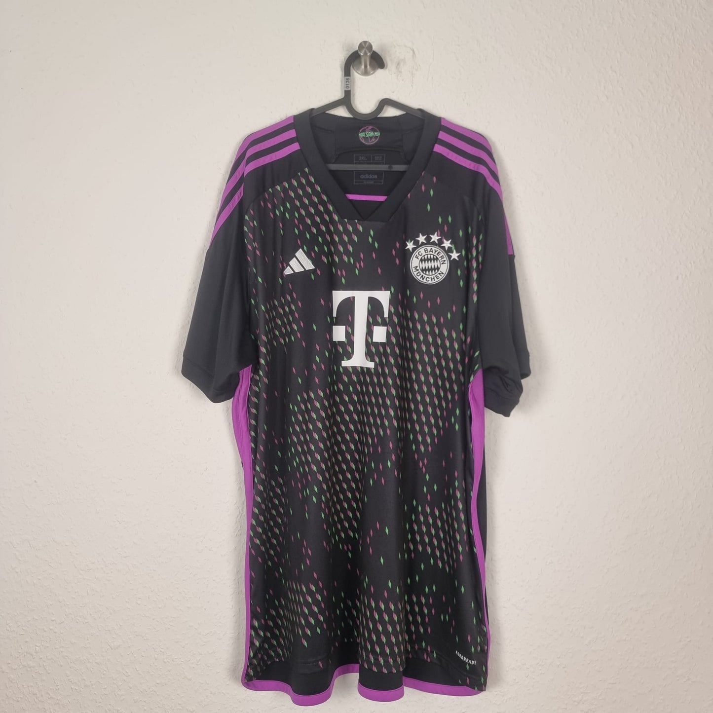 Trikot - FC Bayern München - Mathys Tel - 2023/2024 - XXXL - Auswärts