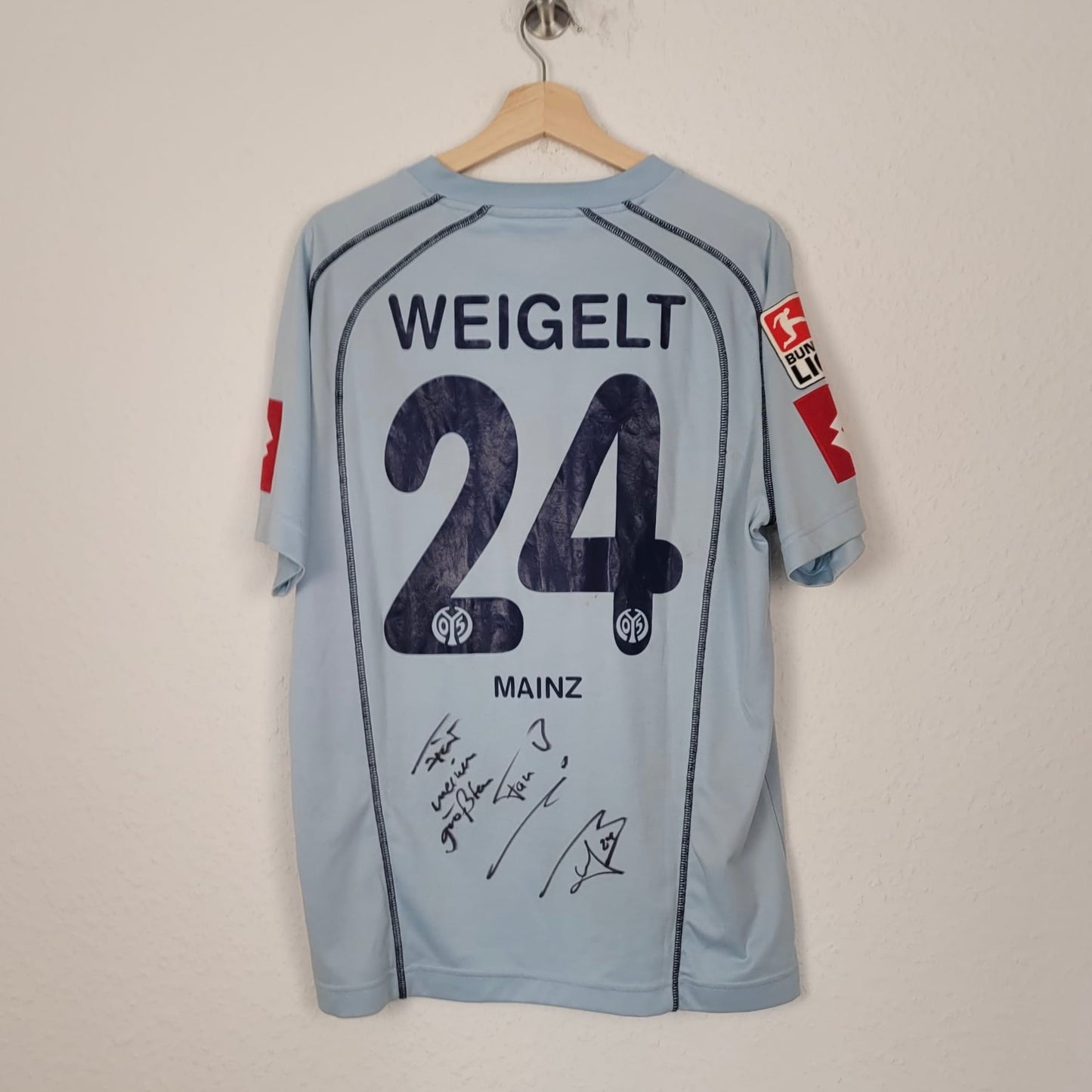 Trikot - 1. FSV Mainz 05 - Benjamin Weigelt - 2005/06 - XL - Auswärts - matchworn