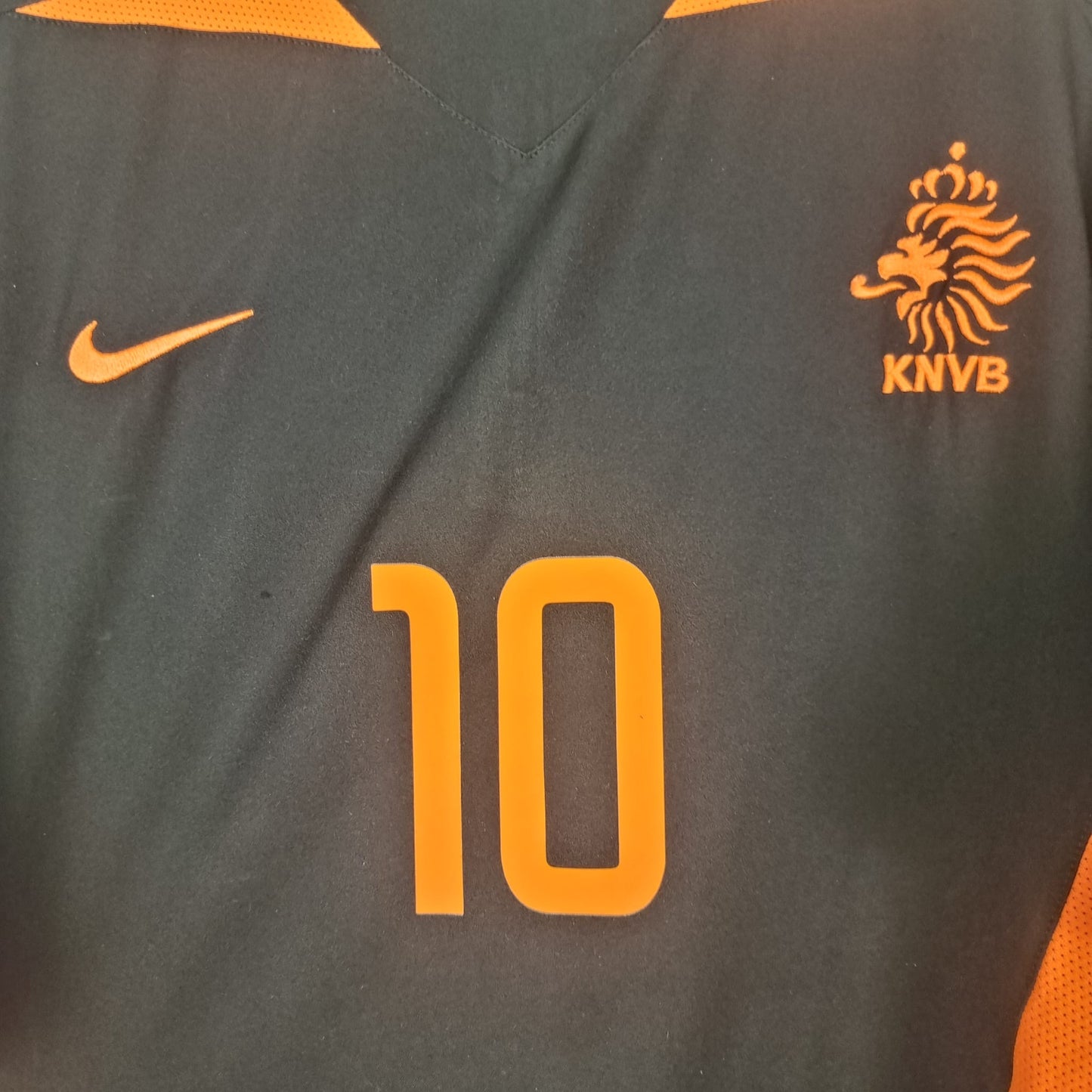 Trikot - Niederlande - Dennis Bergkamp - 2002 - S - Auswärts