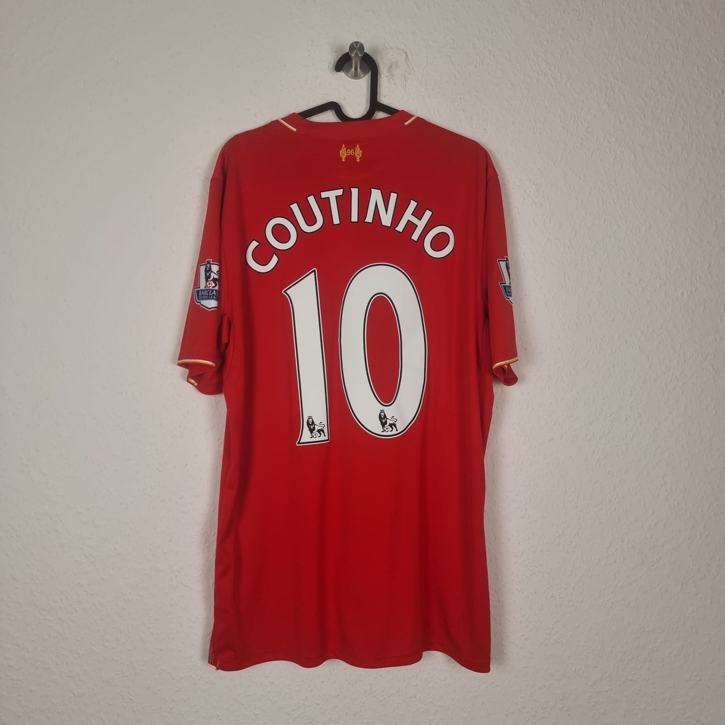 Trikot - Liverpool FC - Philippe Coutinho - 2015/2016 - L - Heim