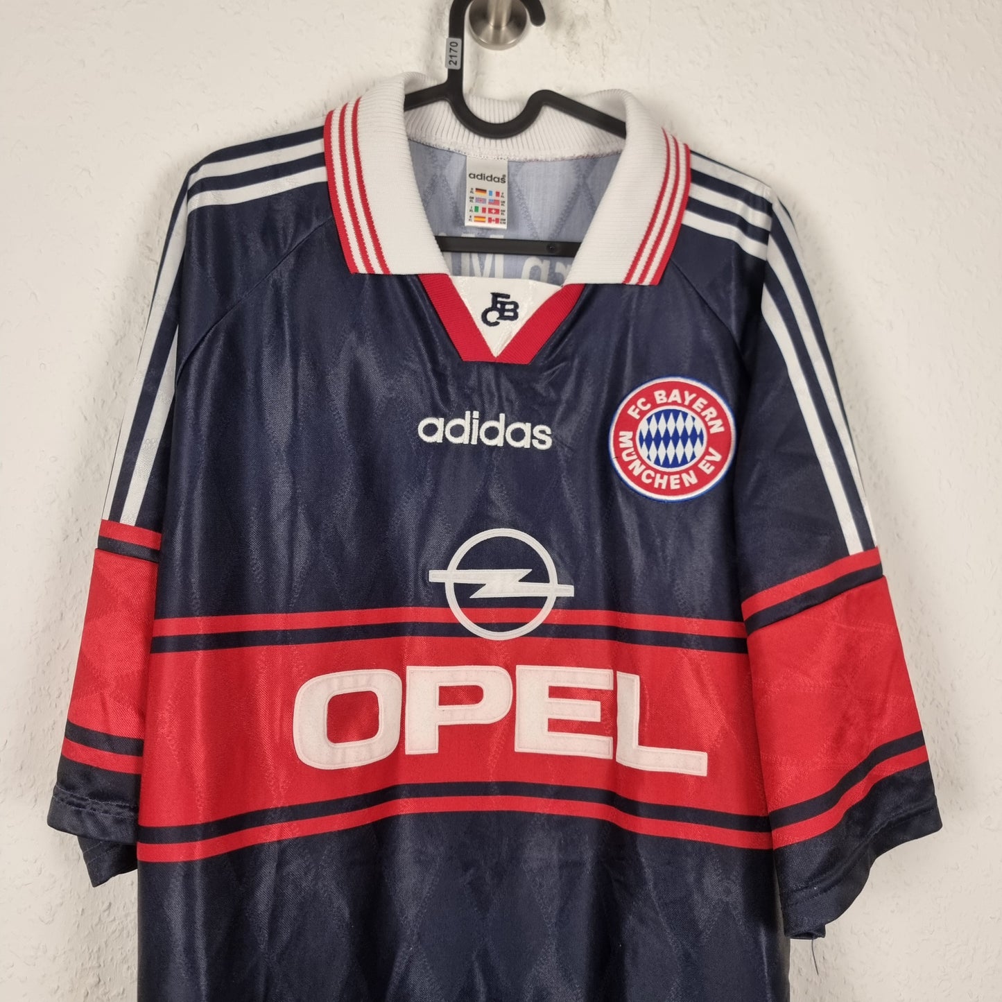 Trikot - FC Bayern München - Mario Basler - 1997/1998 - XL - Heim