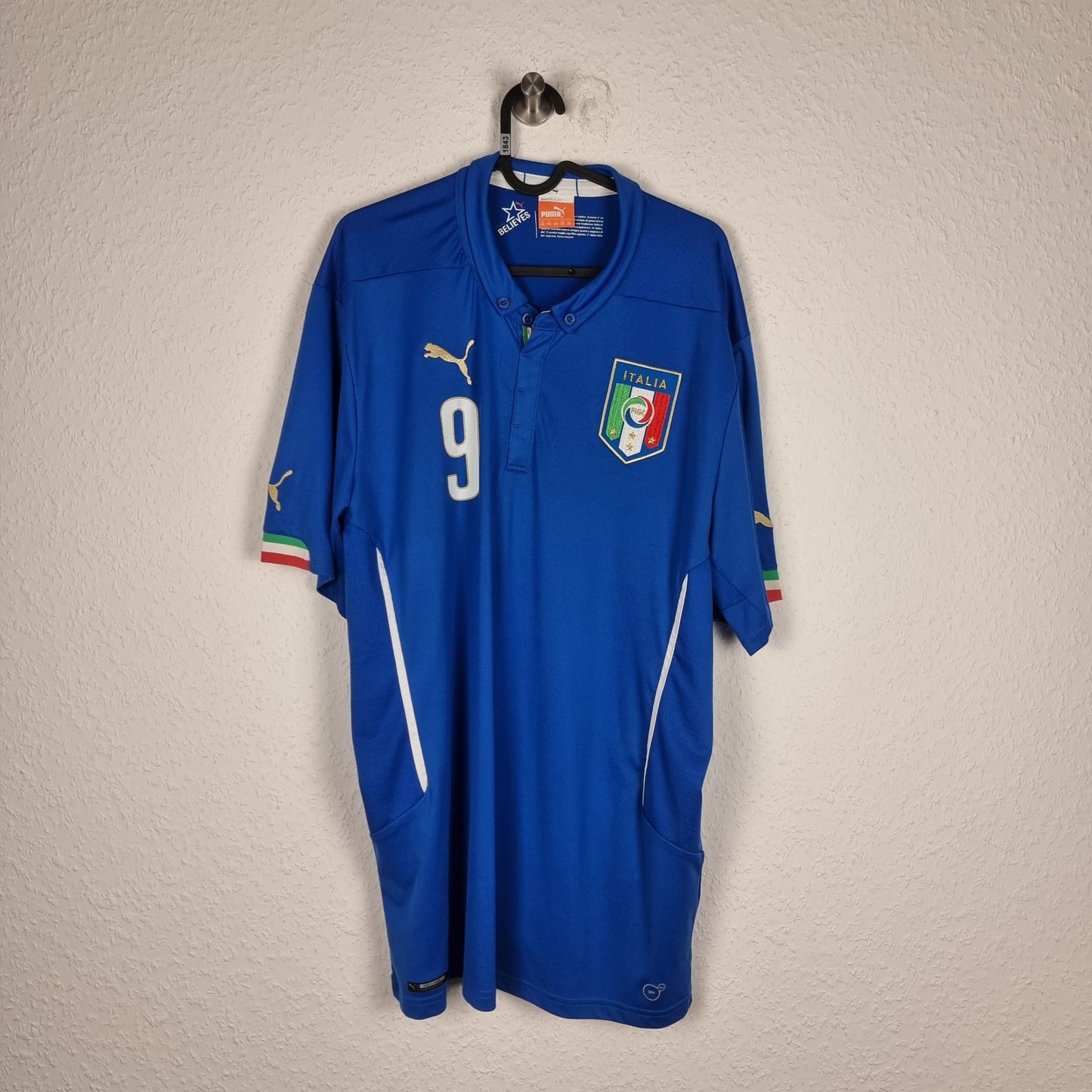 Trikot - Italien - Mario Balotelli - 2014 - XXL - Heim