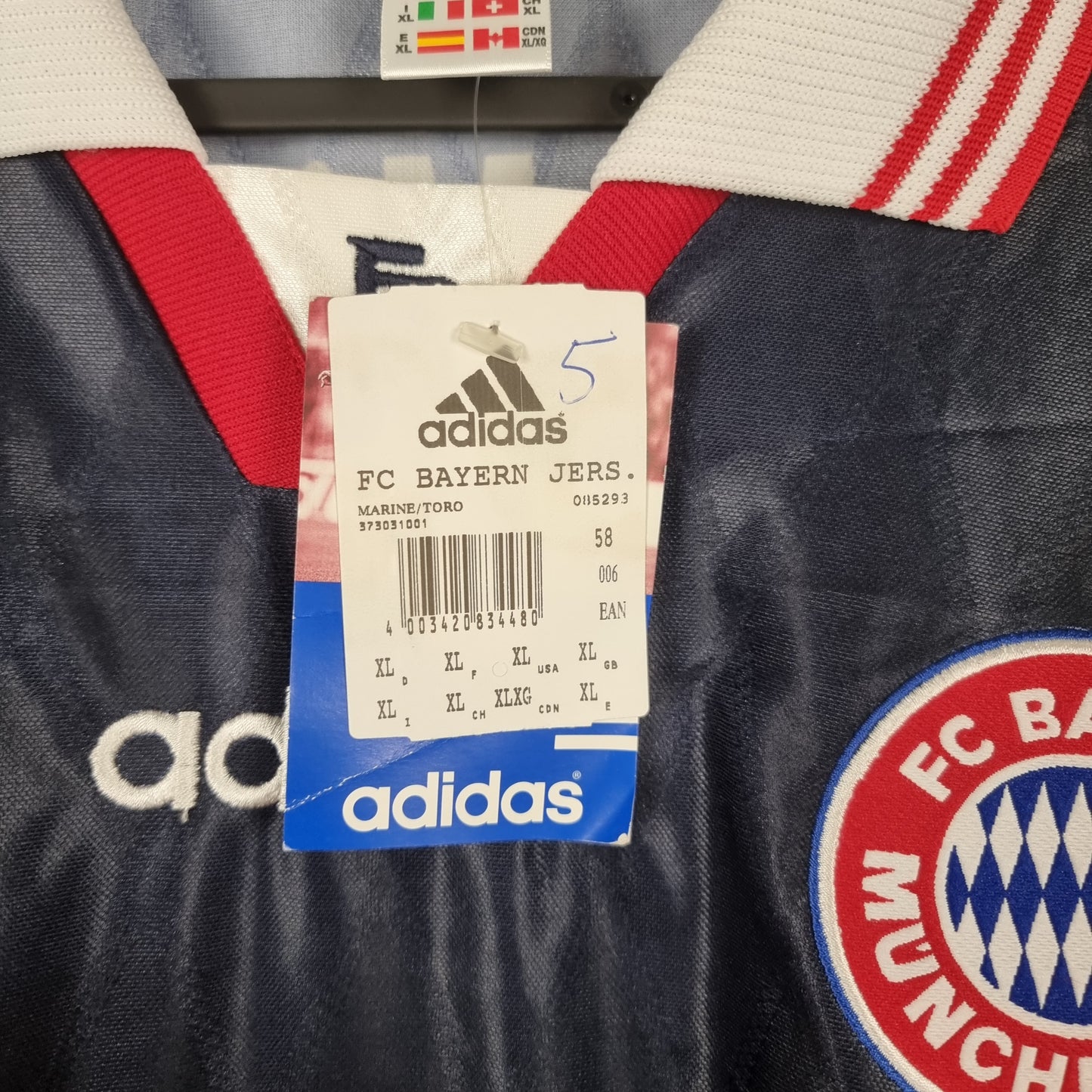 Trikot - FC Bayern München - Thomas Helmer - 1997/1998 - XL - NEU - Heim