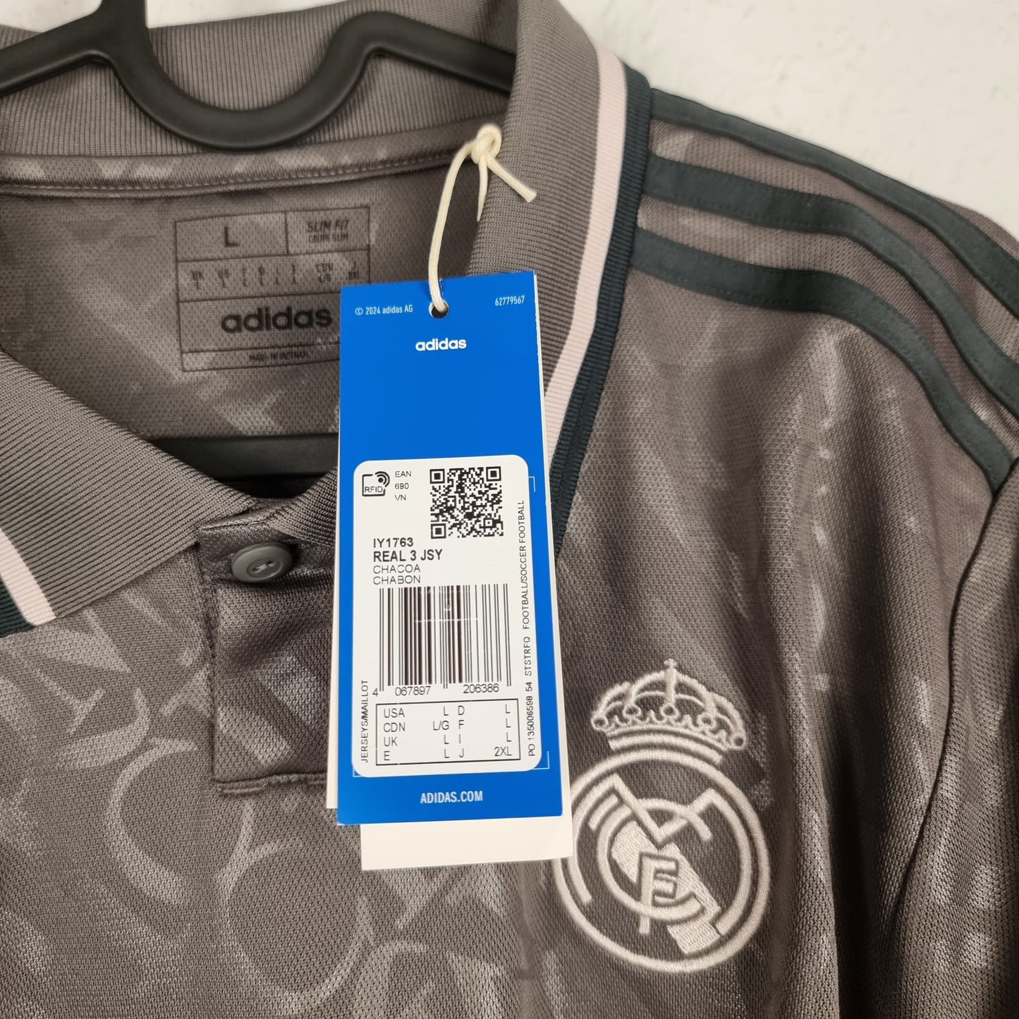 Trikot - Kylian Mbappé - Real Madrid - 2024/2025 - L - Neu - drittes