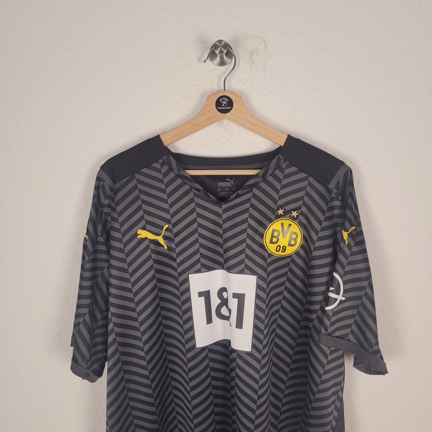 Trikot - Borussia Dortmund - Jude Bellingham - 2021/2022 - XXL - signiert - Auswärts