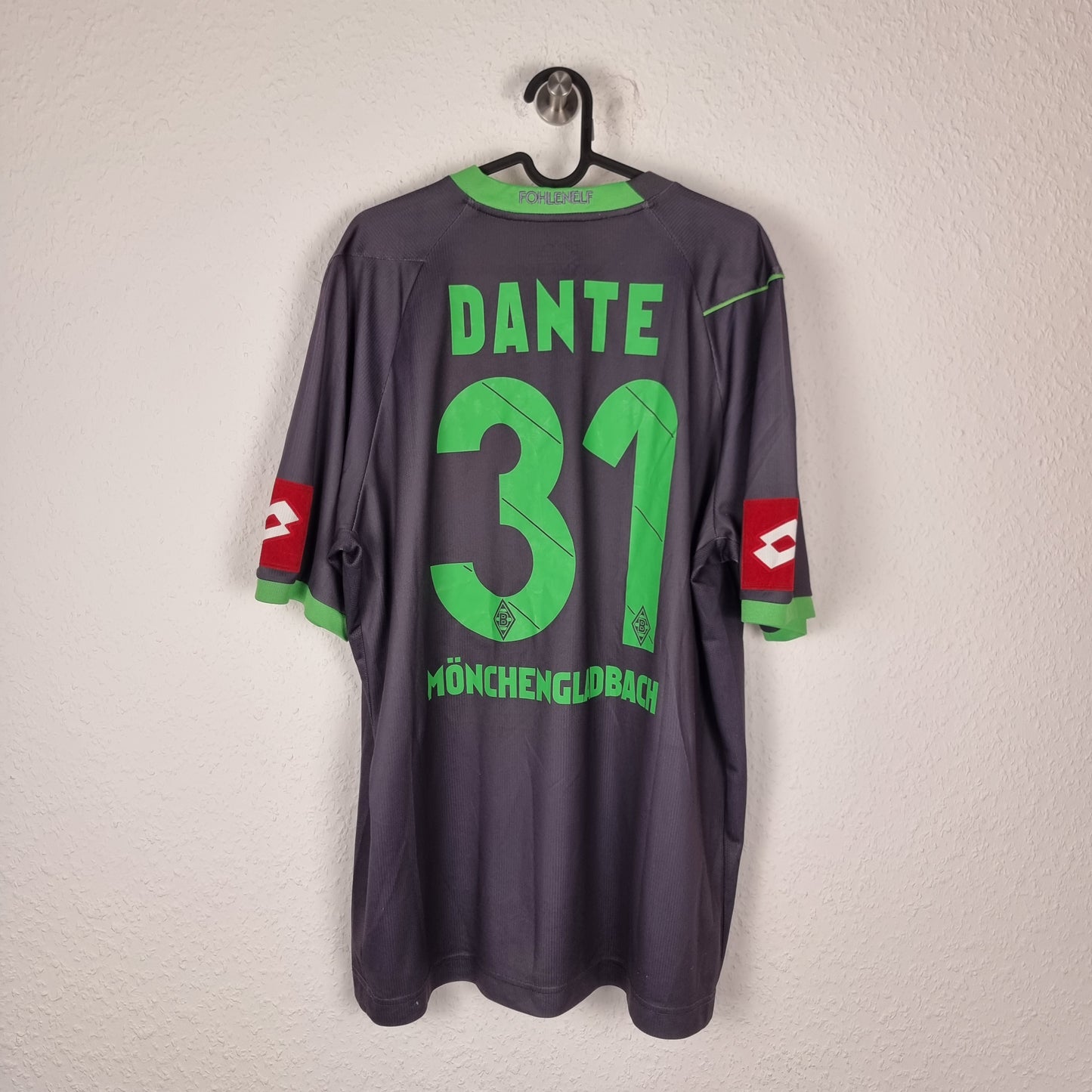 Trikot - Borussia Mönchengladbach - Dante - 2011/2012 - XL - Auswärts