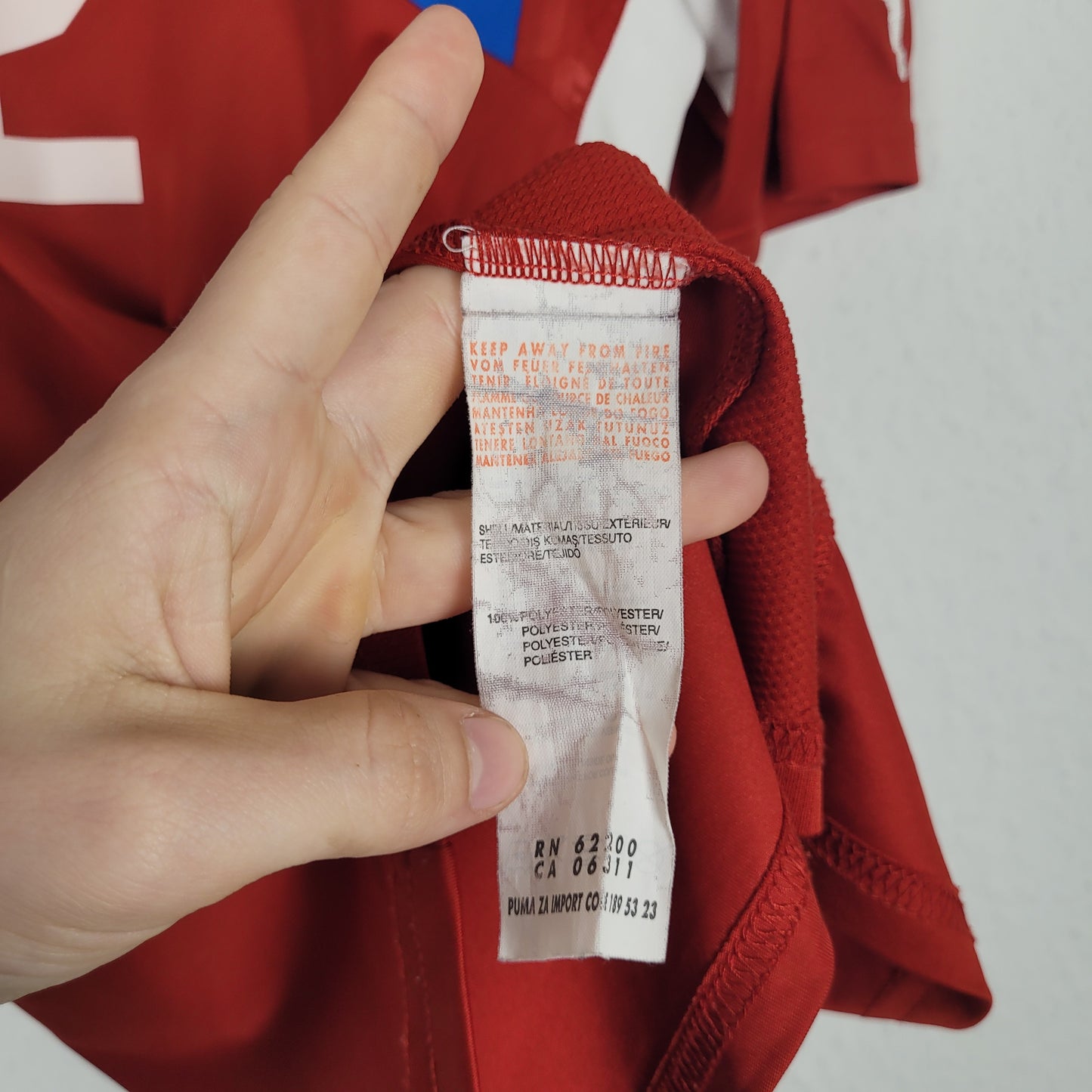 Trikot - Tschechien - Theodor Gebre-Selassie - 2012/2014 - M -matchworn