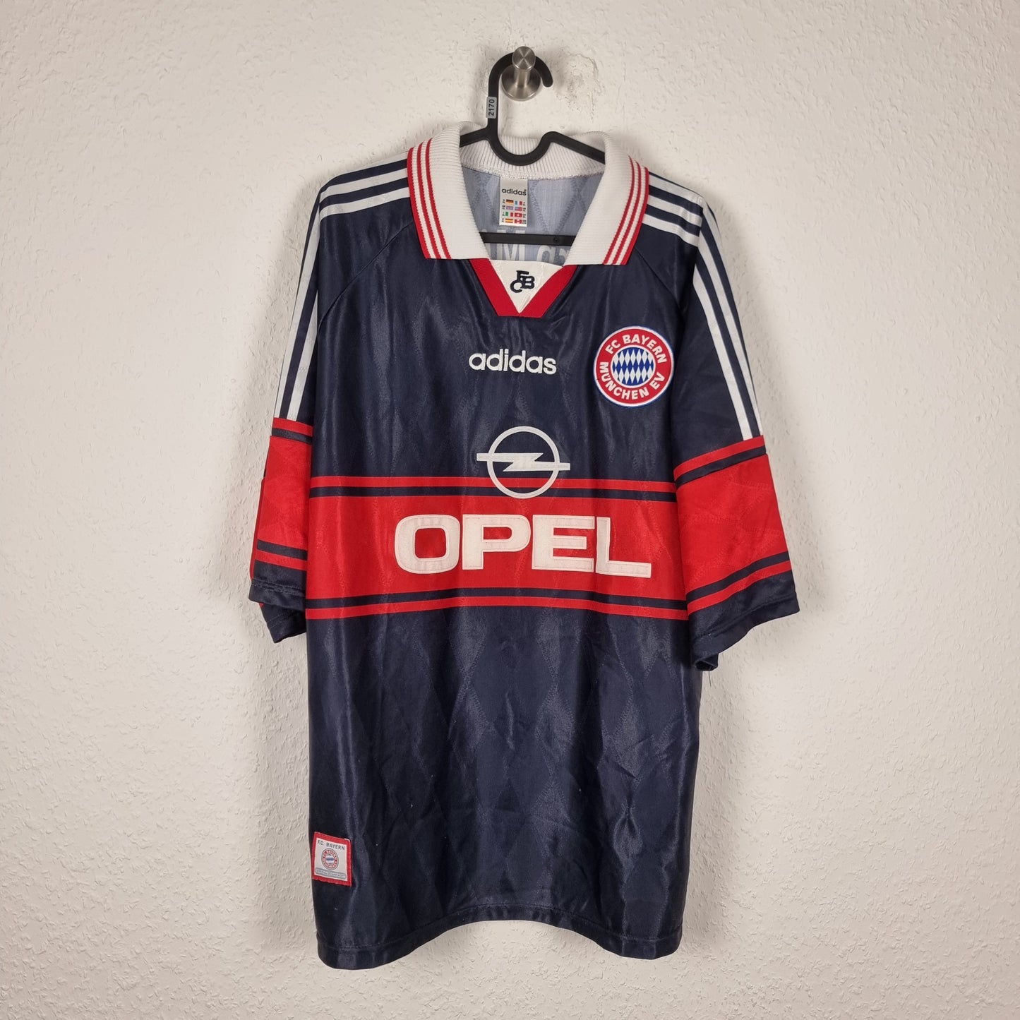 Trikot - FC Bayern München - Mario Basler - 1997/1998 - XL - Heim
