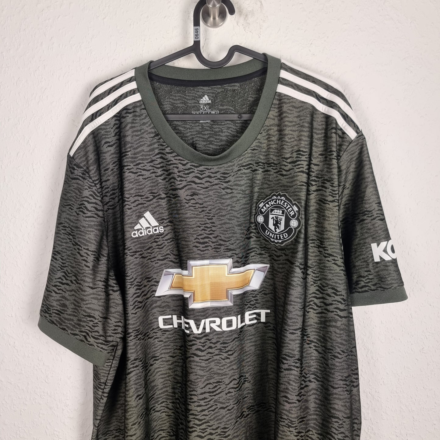 Trikot - Manchester United - Donny van de Beek - 2020/2021 - 3XL - Auswärts