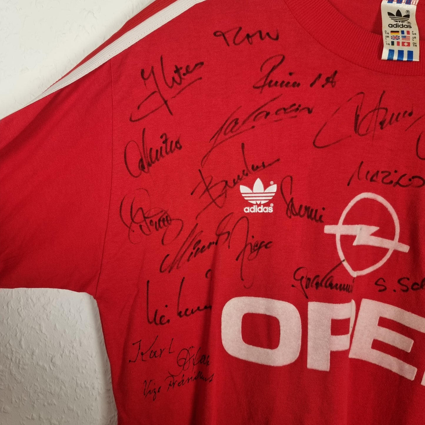 Trikot - FC Bayern München - 1989/1990 - L - teamsigniert - Heim