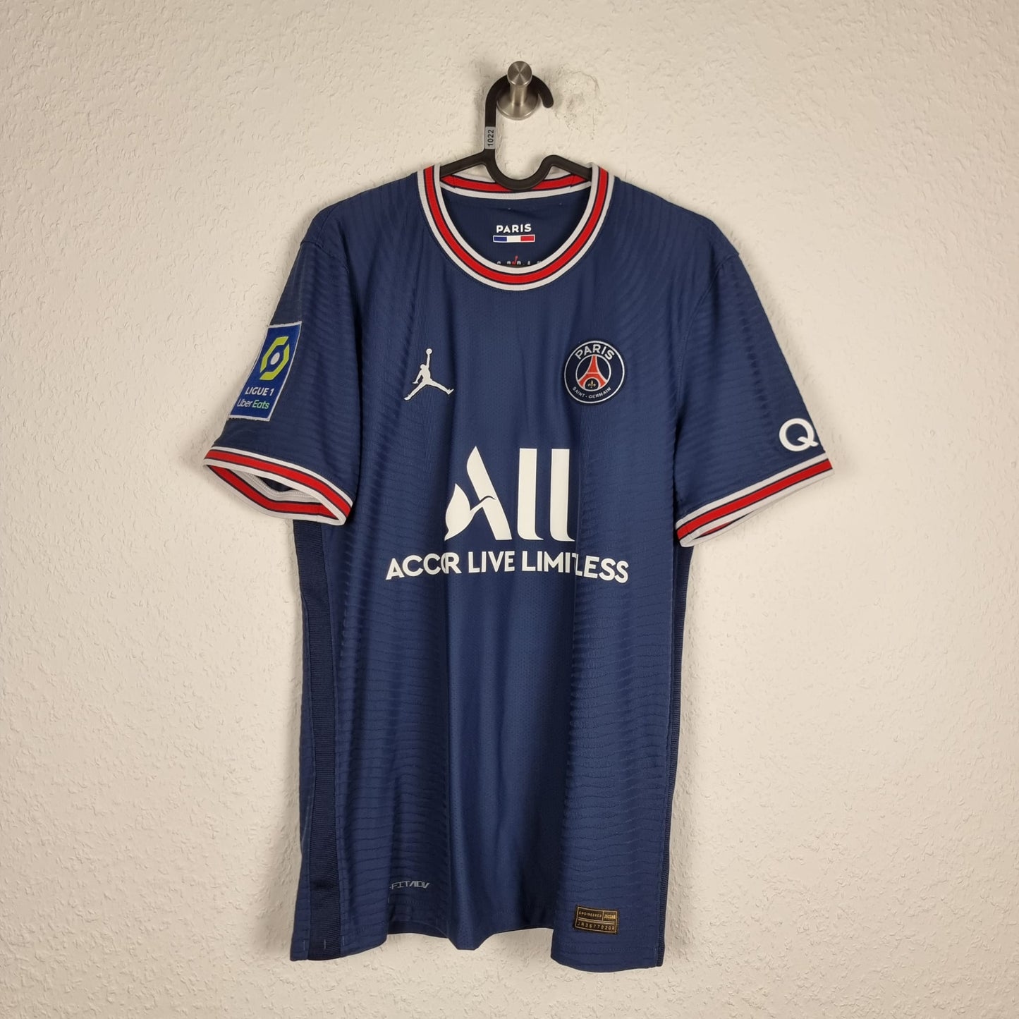 Trikot - Kylian Mbappé - Paris Saint-Germain (PSG) - 2021/2022 - M - Heim