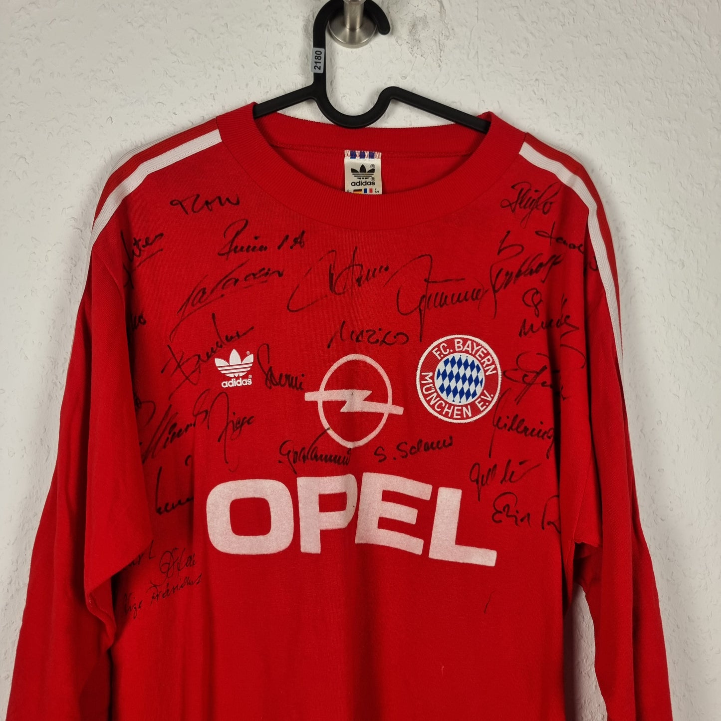 Trikot - FC Bayern München - 1989/1990 - L - teamsigniert - Heim