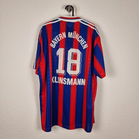 Trikot - FC Bayern München - Jürgen Klinsmann - 1995/1996 - XL - Heim