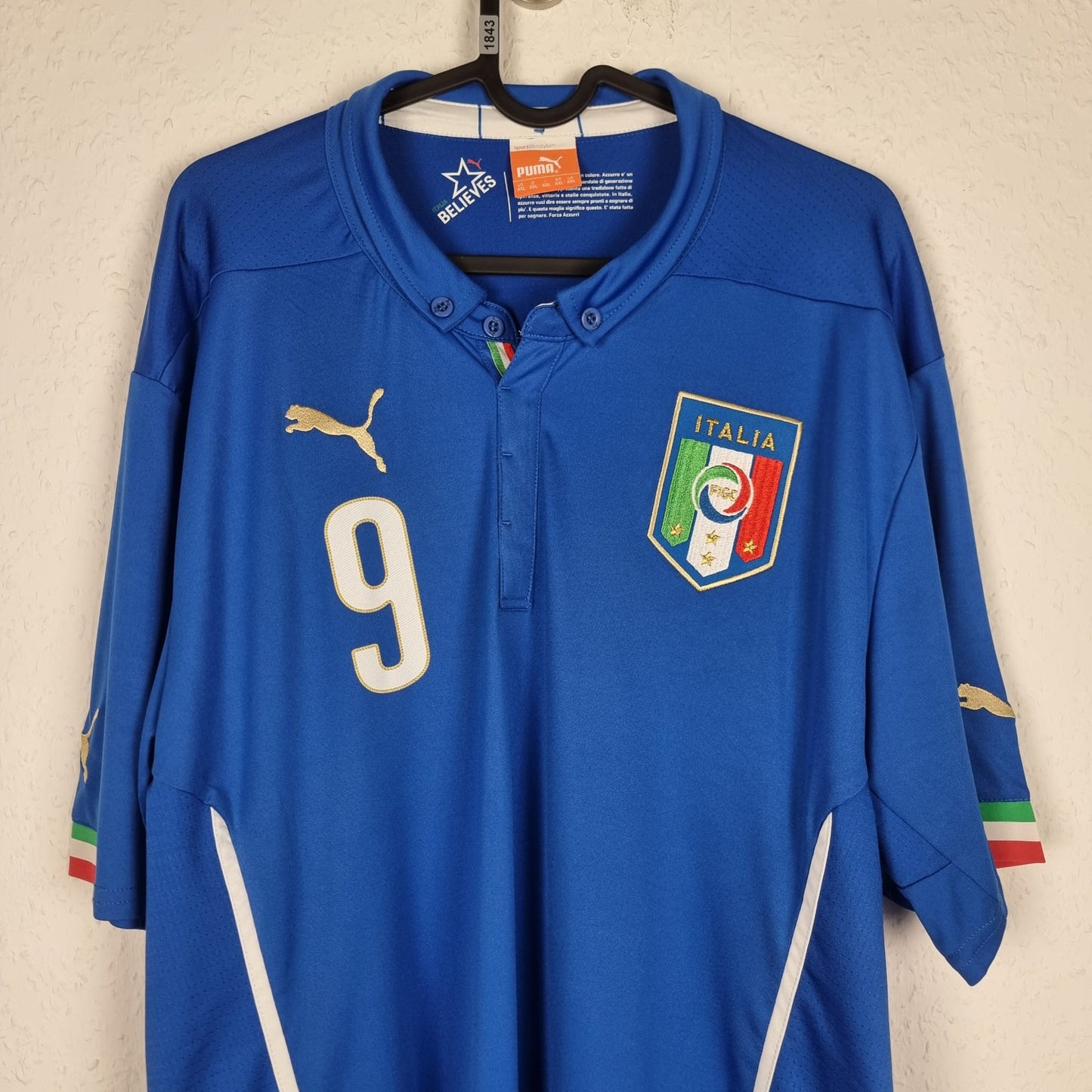 Trikot - Italien - Mario Balotelli - 2014 - XXL - Heim