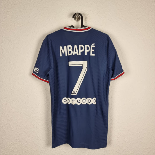 Trikot - Kylian Mbappé - Paris Saint-Germain (PSG) - 2021/2022 - M - Heim