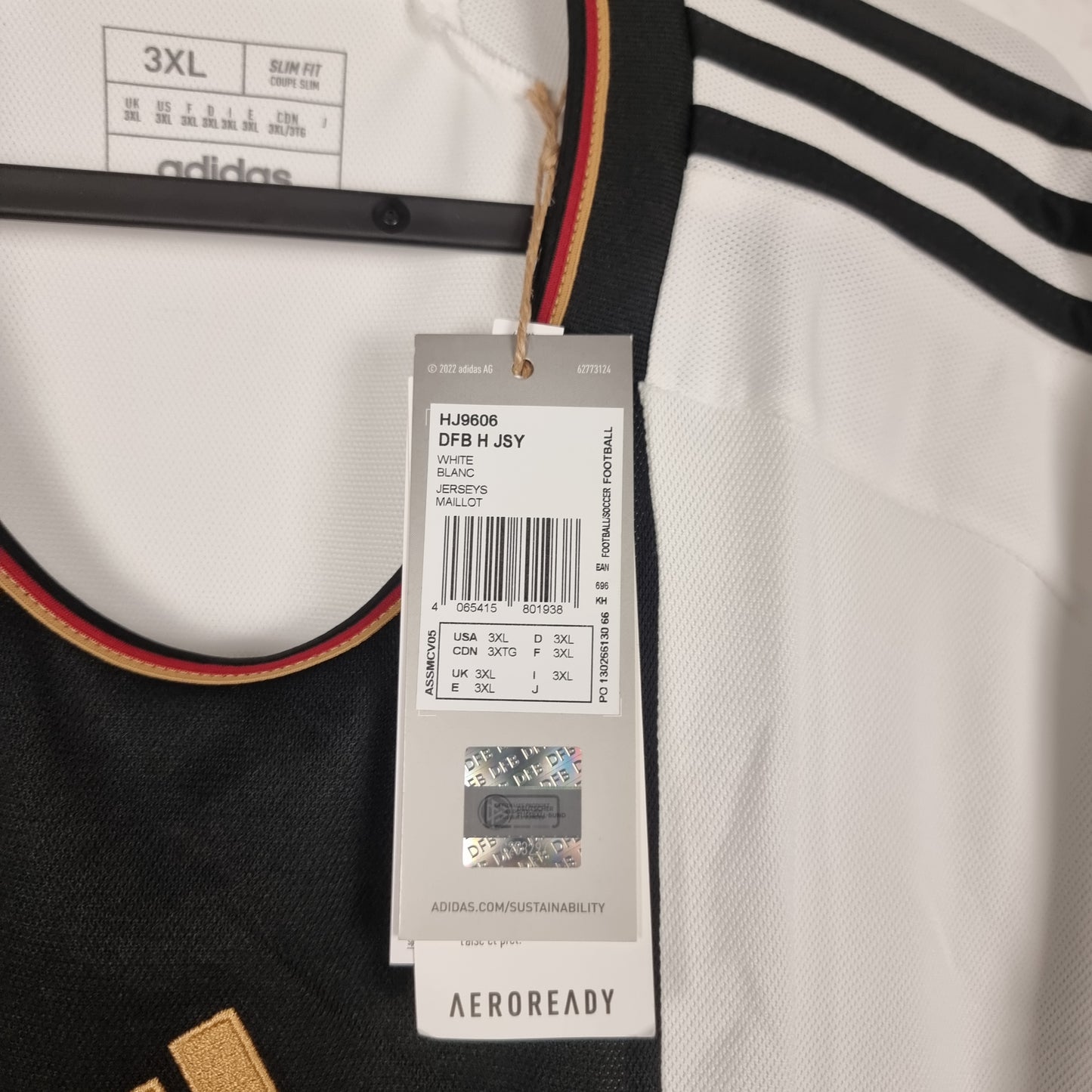 Trikot - Deutschland - 2022 - 3XL - NEU - Heim