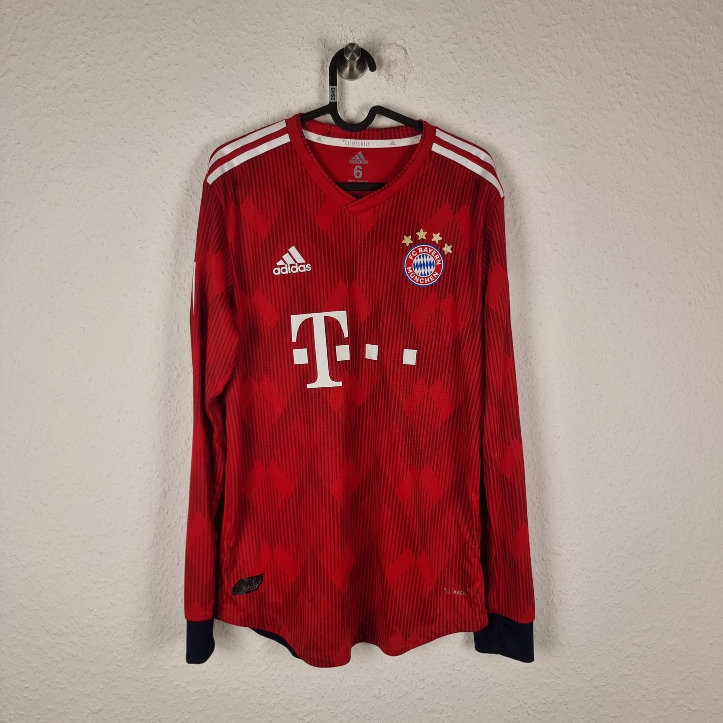 Trikot - FC Bayern München - Juan Bernat - 2018/2019 - Gr. 6 - Heim - Player Issue