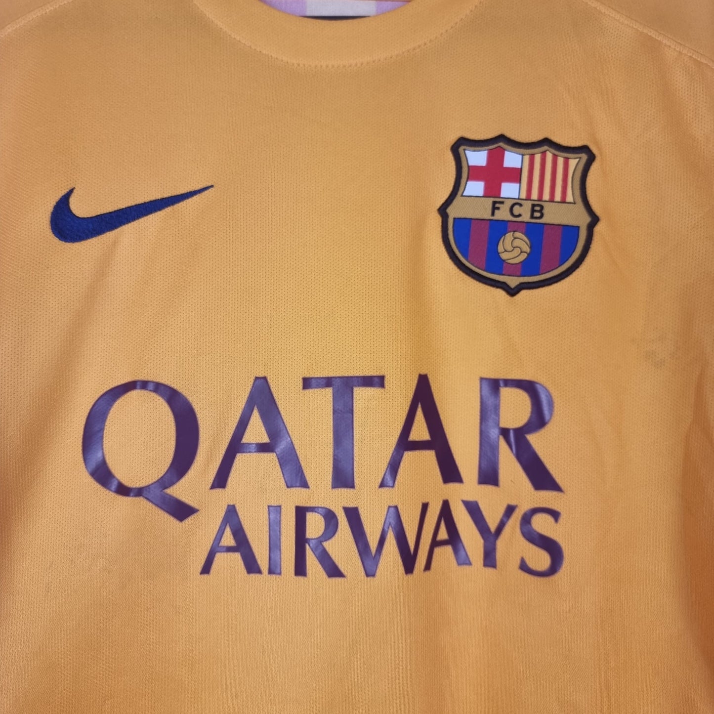 Trikot - FC Barcelona - Luis Suárez - 2015/2016 - S - Auswärts