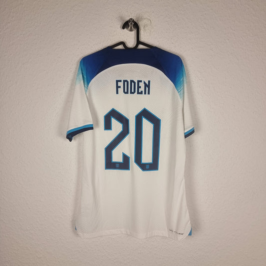 Trikot - England - Phil Foden - 2022 - L - Heim - Player Issue