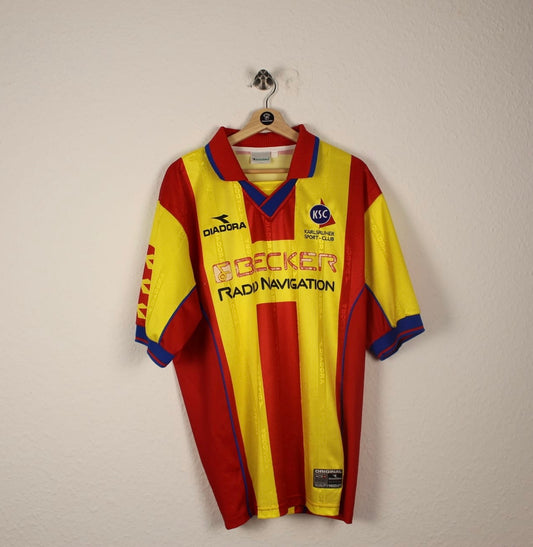 Trikot - Karlsruher SC (KSC) - 1999/2000 - XXL - drittes