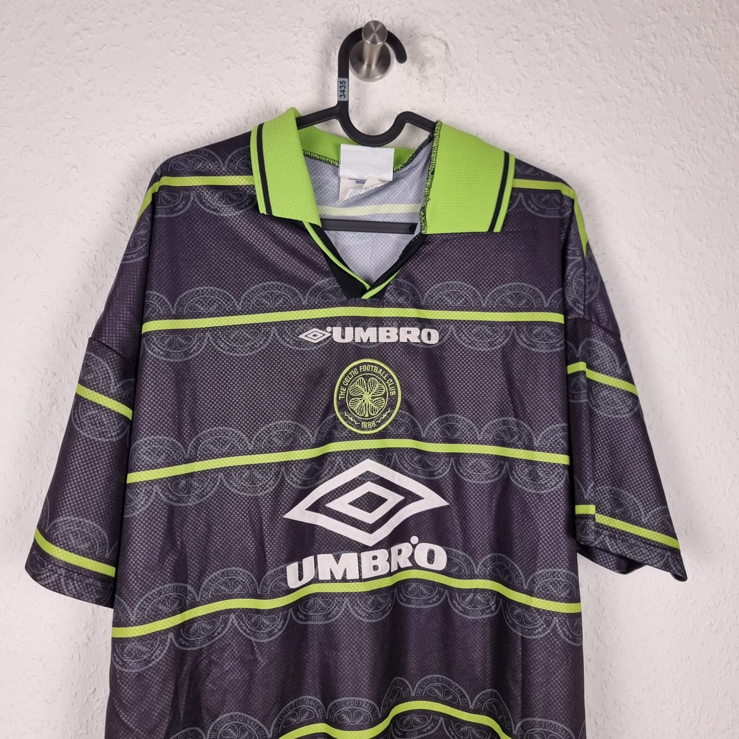 Jersey - Celtic Glasgow - Henrik Larsson - 1998/1999 - XL - Away
