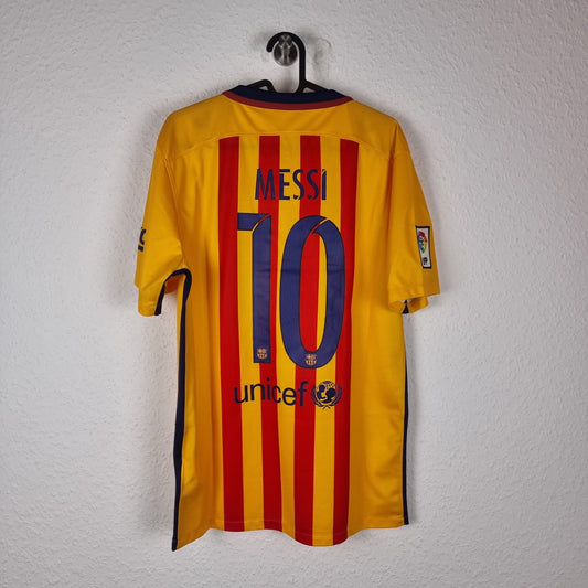 Trikot - FC Barcelona - Lionel Messi - 2015/2016 - M - Auswärts