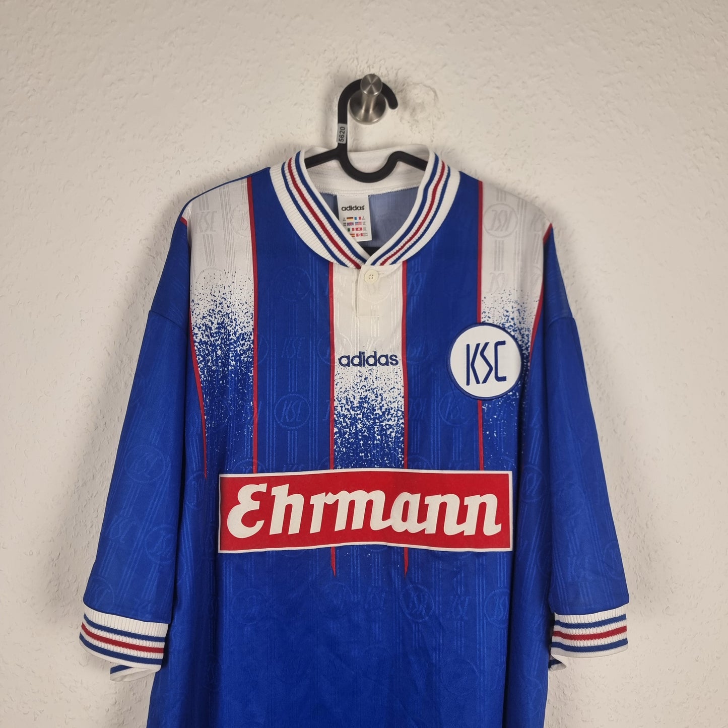 Trikot - Karlsruher SC (KSC) - 1996/1997 - XXL - Heim