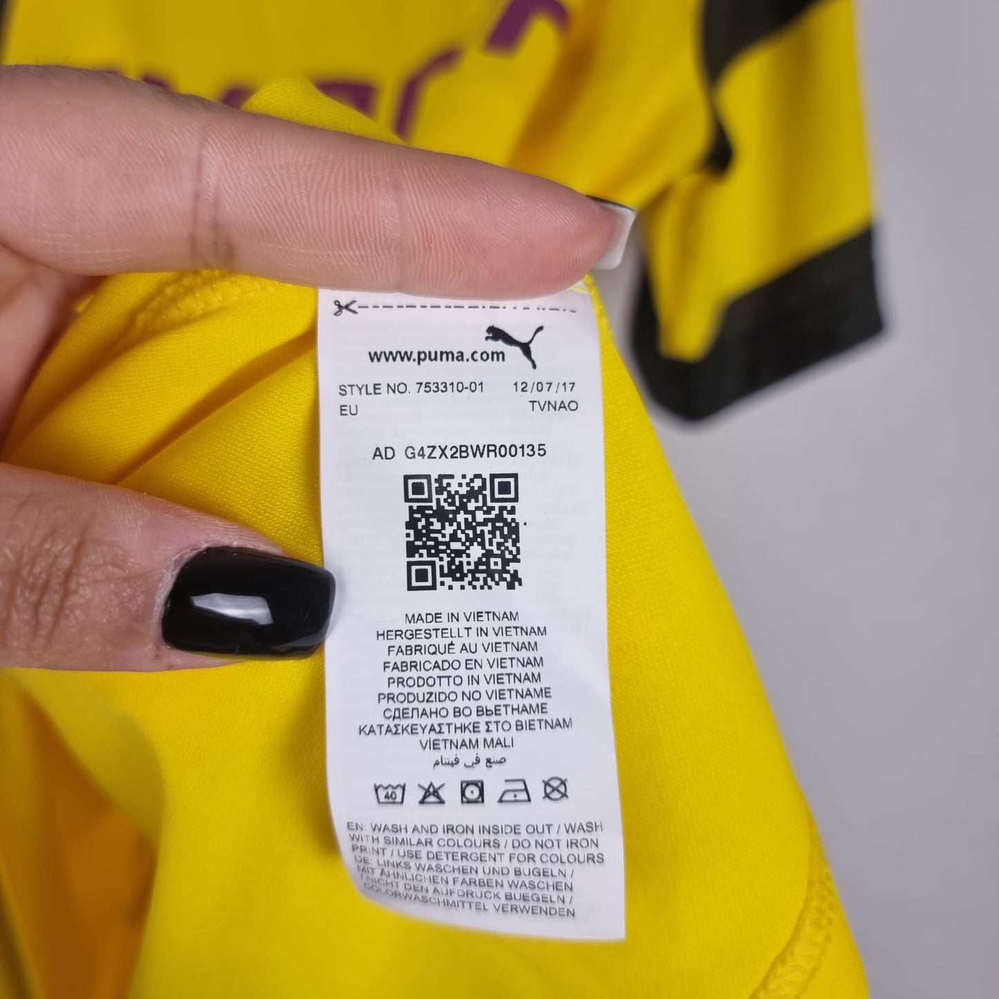Trikot - Borussia Dortmund (BVB) - Stéphane Chapuisat - 2018/2019 - L - Heim
