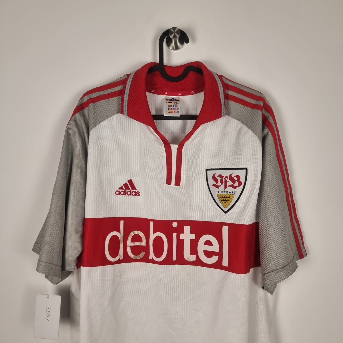 Trikot - VfB Stuttgart - Krasimir Balakov - 2000/2001 - XL - Auswärts - matchworn