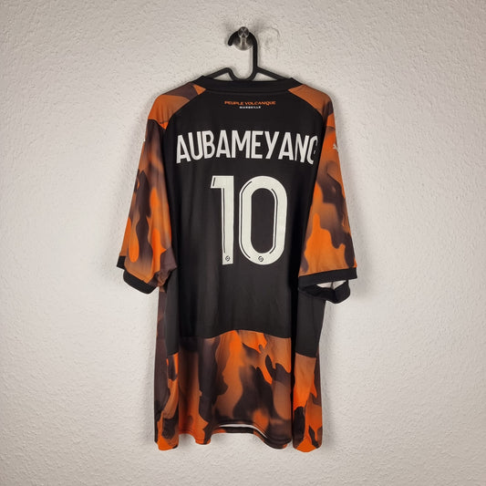 Trikot - Olympique Marseille - Aubameyang - 2023/2024 - 3XL - Drittes - Neu