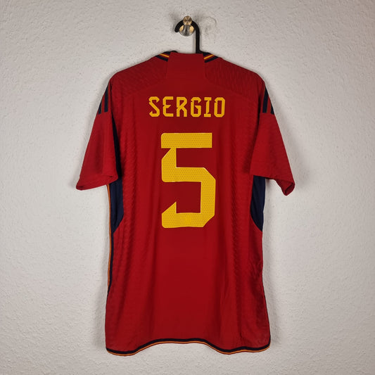 Trikot - Spanien - Sergio Busquets - 2022 - M - Neu - Heim