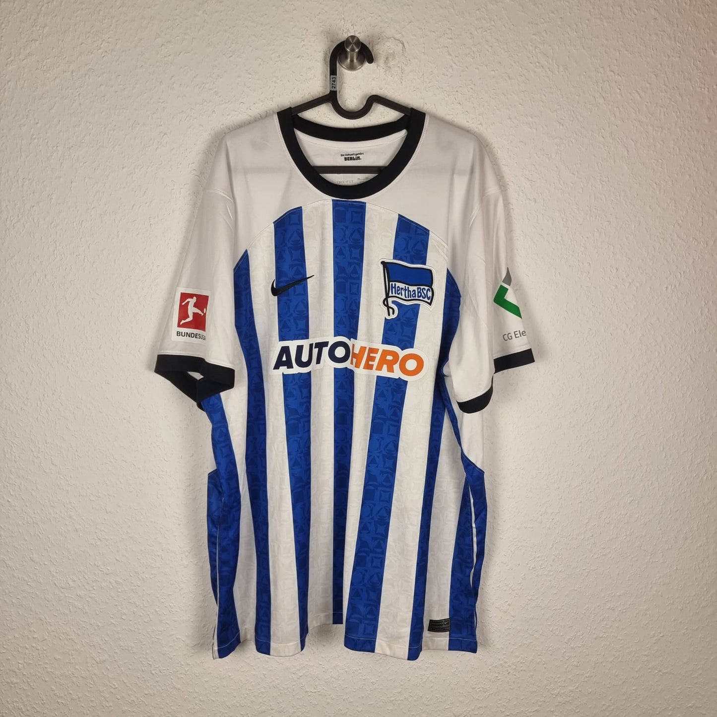 Trikot - Hertha BSC - Nader El-Jindaoui - 2022/2023 - XXL - Heim