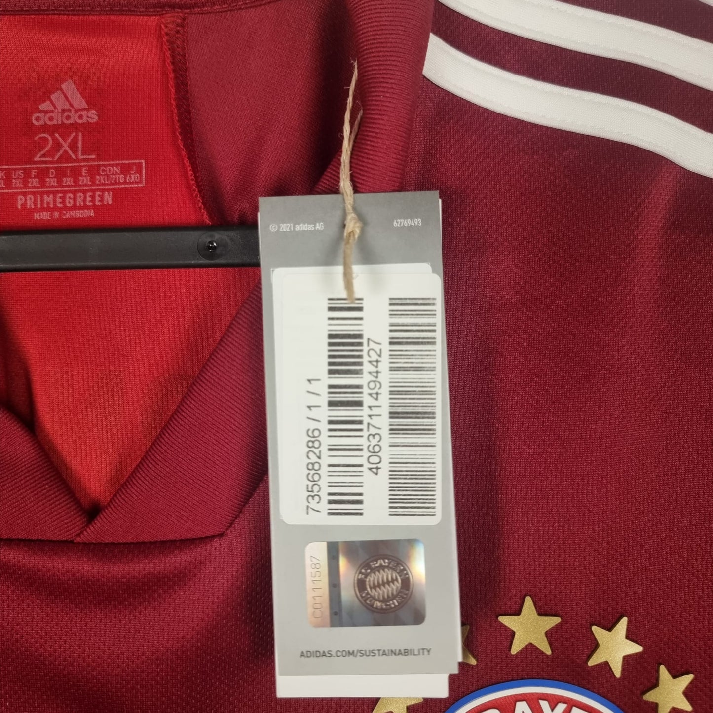 Trikot - FC Bayern München - Lucas Hernández - 2021/2022 - XXL - Heim - Neu