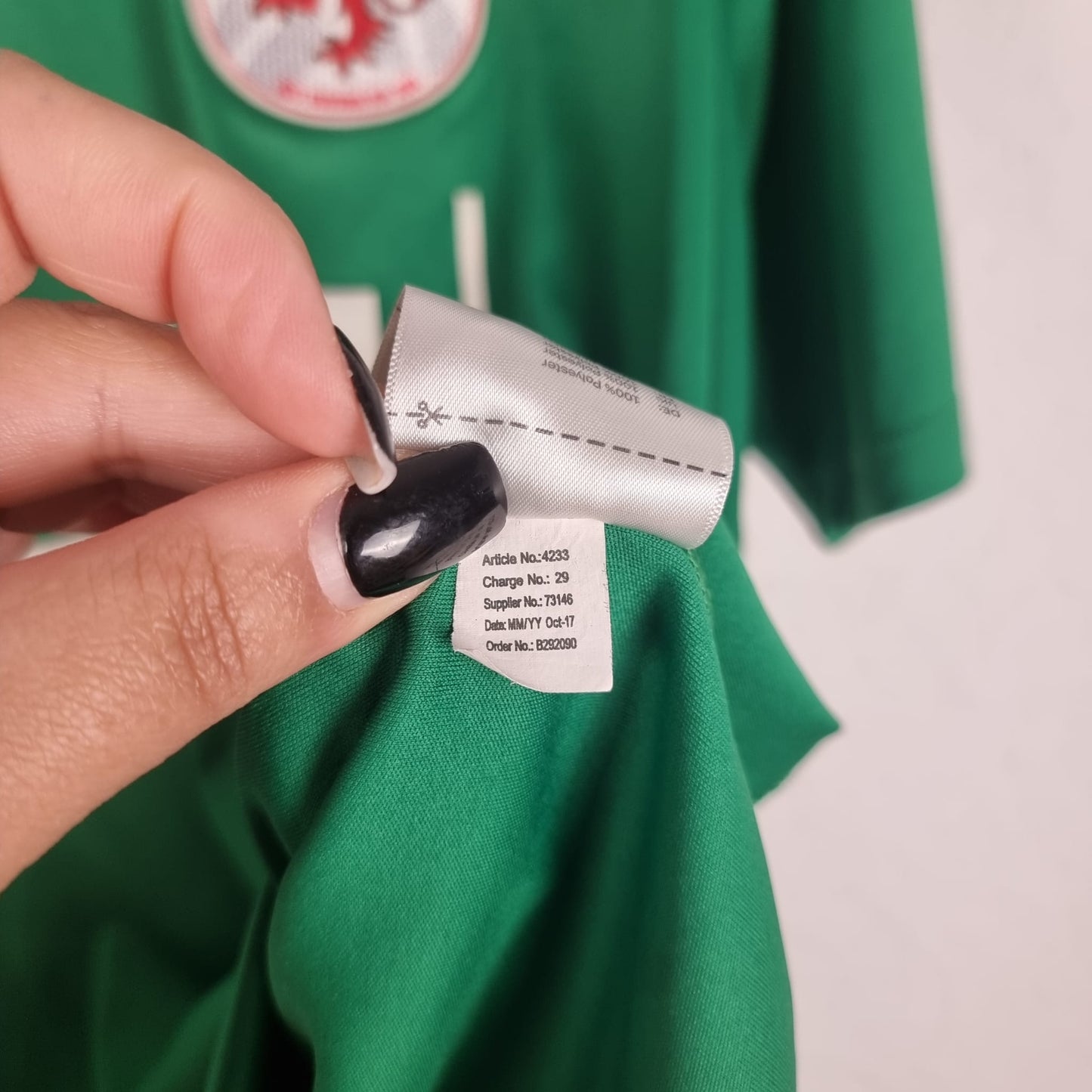 Trikot - FC Gießen - Sahin - 2018/2019 - L - Torwart - matchworn